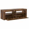 vidaXL TV Cabinet Smoked Oak Engineered Wood Medium TV Cabinet