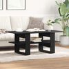 vidaXL Coffee Table Black Oak 40.16 x 21.65 x 16.54 in Engineered Wood