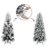 vidaXL Artificial Christmas Tree with 300 LEDs White 94.49 in