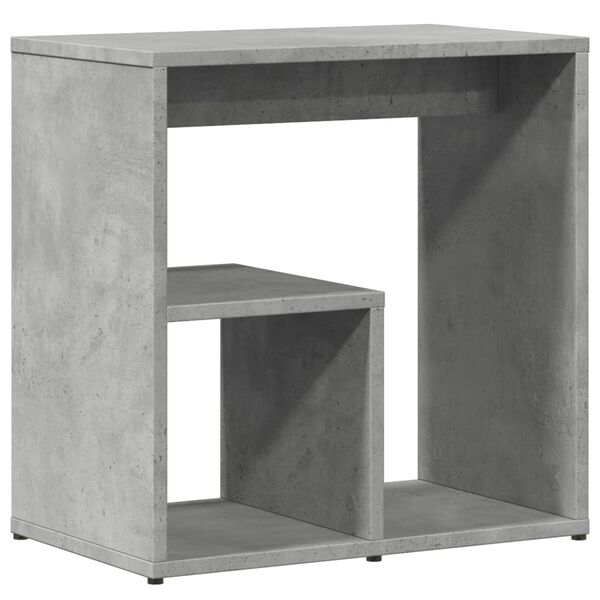 vidaXL Side Table Concrete Grey Engineered Wood Small Side Table