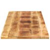 vidaXL Table Top 55.1"x19.7"x1.5" Rectangular Solid Wood Rough Mango