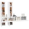 vidaXL Wall-mounted TV Cabinet White Engineered wood Multiple Sizes
