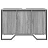 vidaXL Bathroom Sink Cabinet Grey Sonoma Engineered wood, metal Large
