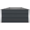 vidaXL Planter Anthracite 195 x 100 x 45 cm Galvanised Steel