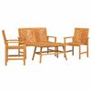 vidaXL Garden Lounge Set Brown Solid Acacia wood