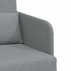 vidaXL Sofa Bed Light Grey 25.59 x 31.50 x 32.68 in Fabric