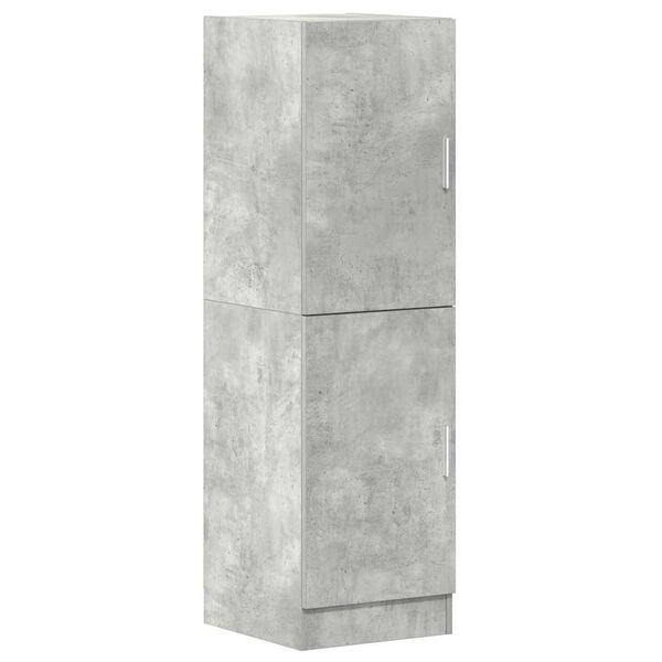 vidaXL Kitchen Cabinet Concrete Gray Engineered Wood Medium