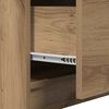 vidaXL Bathroom Cabinet with Door Artisan Oak 15.75 x 14.57 x 23.23 in