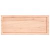 vidaXL Bathroom Countertop 39.4 x 15.7 x (0.8-2.4) " Untreated Solid Wood