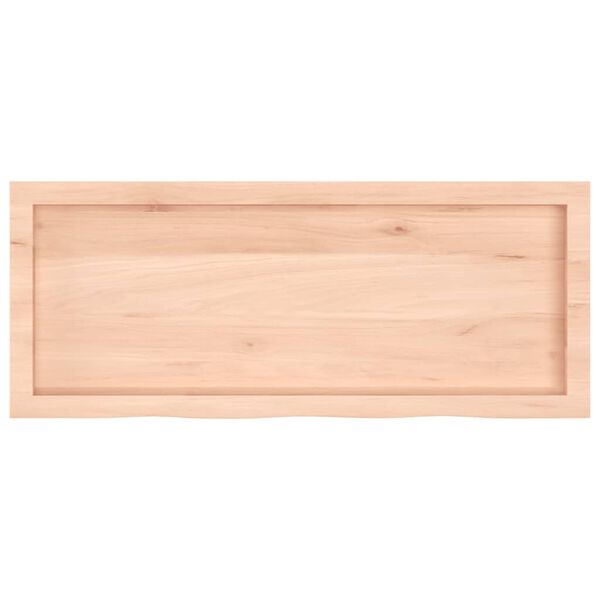 vidaXL Bathroom Countertop 39.4 x 15.7 x (0.8-2.4) " Untreated Solid Wood