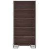 vidaXL Book Cabinet Brown Oak Engineered wood Tall Book Cabinet