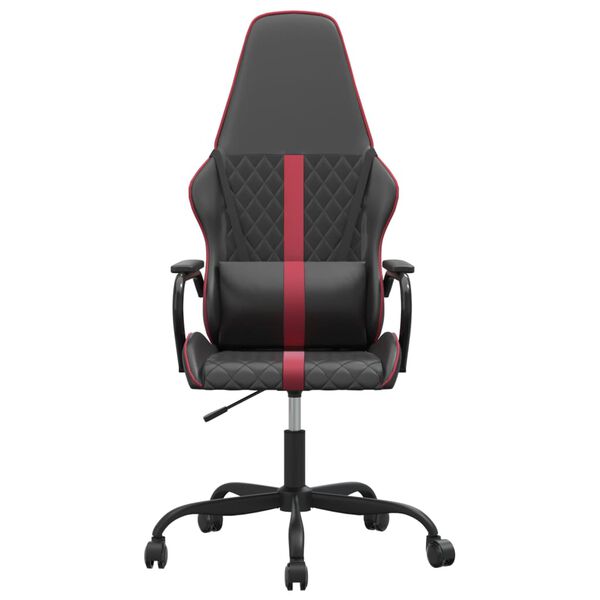 vidaXL Gaming Chair Black Faux leather, metal, plywood Standard