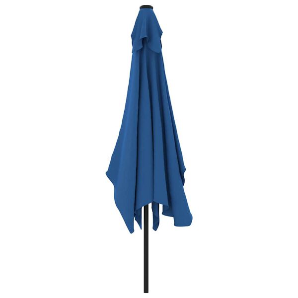 vidaXL Garden Parasol Azure Polyester 118.1x78.7 in Tiltable