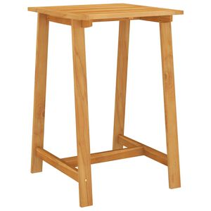vidaXL Garden Bar Table Natural Wood Brown Solid Acacia Wood