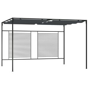 vidaXL Gazebo Retractable Gazebo Canopy Rectangular Contemporary