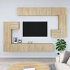 vidaXL Wall-mounted TV Cabinet Sonoma Oak Engineered wood Various Sizes