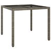 vidaXL Garden Dining Set Grey