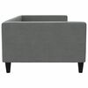 vidaXL Day Bed Dark Grey Fabric (100% polyester), metal, solid wood Twin