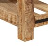 vidaXL Console Table Natural Mango Wood Solid Mango Wood Slim
