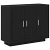 vidaXL Sideboard Black Oak 36.22 x 13.78 x 29.53 in Engineered Wood