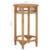 vidaXL Garden Bar Set Natural wood