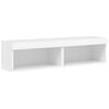 vidaXL TV Cabinet Set of 2 White Engineered wood Medium TV Cabinet