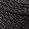 vidaXL Work Rope Black 0.47 " 328.1 ' Polypropylene