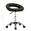 vidaXL Work Chair Brown Faux Leather Adjustable Height-Adjustable