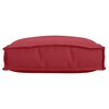 vidaXL Cushion 6 pcs Wine Red 15.75 x 15.75 x 3.15 in Oxford Fabric