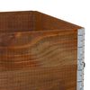vidaXL Garden Planter Brown Solid pine wood 47.2 x 31.5 in Stackable