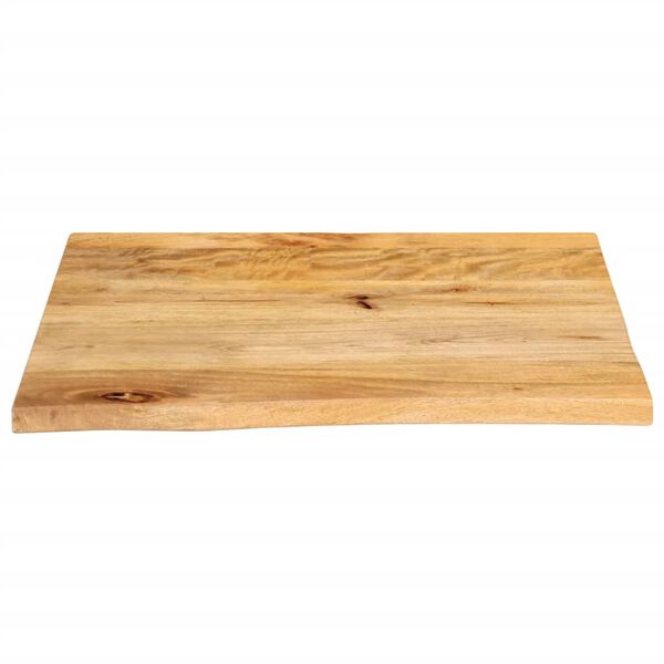 vidaXL Table Top Natural wood Solid mango wood 23.6 x 23.6 in Durable