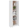 vidaXL Hallway Wardrobe White Engineered wood Compact Hallway Wardrobe