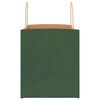 vidaXL Paper Bags 50 pcs with Handles Green 32x22x24 cm