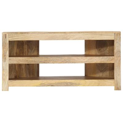 vidaXL Corner TV Cabinet 35.4"x17.7"x17.7" Solid Mango Wood
