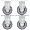 vidaXL Fixed Casters 4 pcs 1.97 "