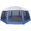 vidaXL Pool Tent with Removable Fly & Mesh Walls Azure Blue 271.7x271.7"