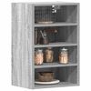vidaXL Hanging Cabinet Grey Sonoma Engineered wood 15.7x11.6x23.6 in