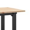 vidaXL Dining Table O-Frame 39.4"x19.7"x29.5" Solid Wood Pine and Steel