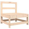vidaXL Garden Lounge Set Natural Wood Solid Pine Wood, Plywood Large