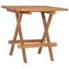 vidaXL Outdoor Dining Set Teak Fine sanded teak hardwood, 100% polyester