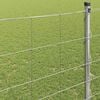 vidaXL Field Fence Silver 4.6 x 82.0 ft Galvanized steel