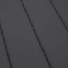 vidaXL Sun Lounger Cushion Melange Anthracite 100% polyester