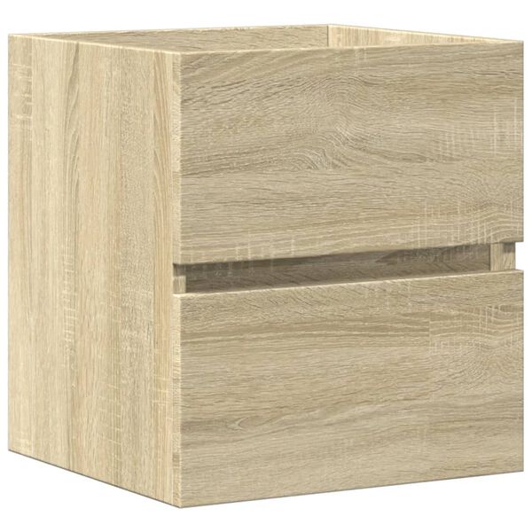 vidaXL Sink Cabinet Sonoma Oak Engineered Wood Compact Sink Cabinet