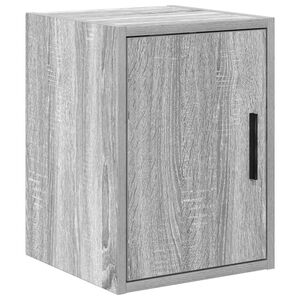 vidaXL Garage Wall Cabinet Grey Sonoma Engineered Wood