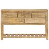 vidaXL Sideboard Natural Solid Mango Wood Medium Sideboard Rectangular