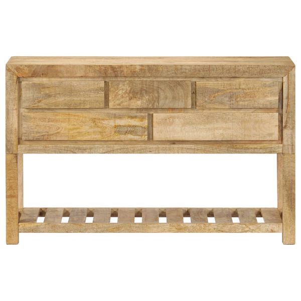 vidaXL Sideboard Natural Solid Mango Wood Medium Sideboard Rectangular