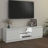 vidaXL TV Cabinet white 47.2" x 11.8" x 14" Engineered wood
