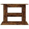 vidaXL Aquarium Stand Smoked oak Engineered wood 31.5 x 13.8 x 23.6 in