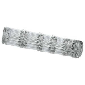 vidaXL Field Fence Silver 82.02 x 2.62 ft Galvanised steel