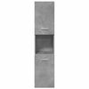 vidaXL Bathroom Hanging Cabinet Concrete grey Engineered wood 51.2 in tall